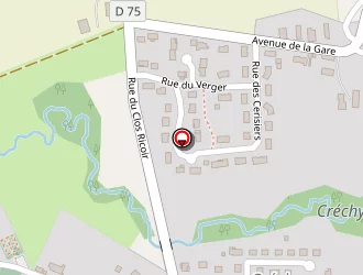 Carte de Ecole Maternelle à Créchy