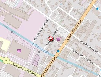 Carte de Looker Studio à Oyonnax