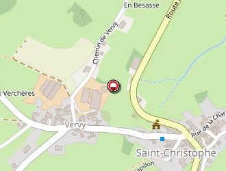 Carte de Clément Georges à Saint-christophe