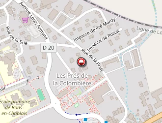 Carte de Institut De Beauté Pénélope à Bons-en-chablais