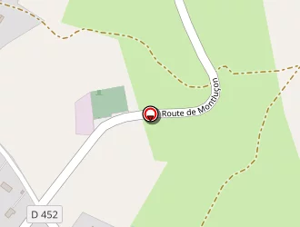 Carte de Couturea à Saint-genest