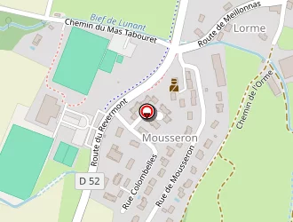 Carte de Foyer De Mousseron à Treffort-cuisiat