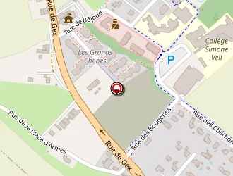 Carte de Espace Multi-activites à Ornex