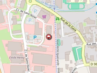 Carte de Boulodrome à Marcigny