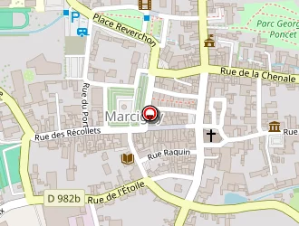 Carte de Office De Tourisme à Marcigny