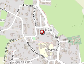 Carte de Dubois Daniel à Crottet