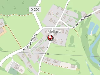 Carte de J M P A à Thoirette