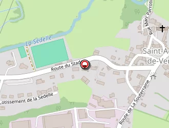 Carte de Agence Postale à Saint-agnant-de-versillat