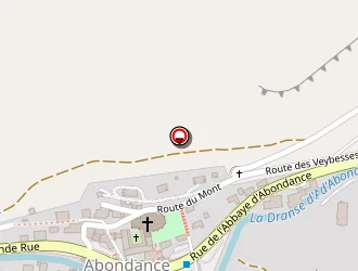 Carte de La Poste à Abondance