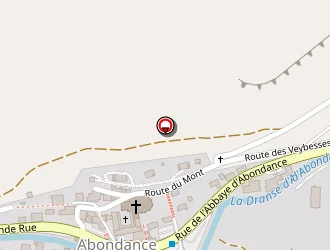 Carte de Station De Ski à Abondance