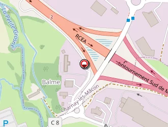 Carte de Sanhy Services à Mâcon