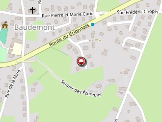 Carte de Vernus Jacques à Baudemont