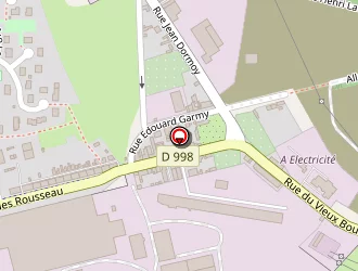 Carte de Caserne Des Pompiers à Commentry