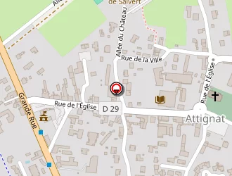 Carte de Le Jeanon à Attignat