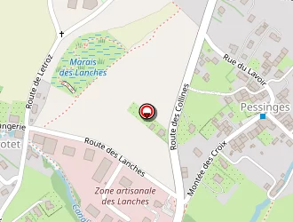 Carte de Chatel Paysage à Cervens