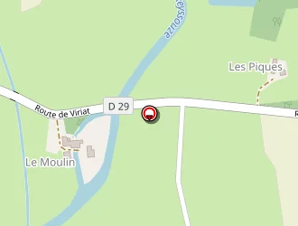 Carte de Donde Pierre à Attignat