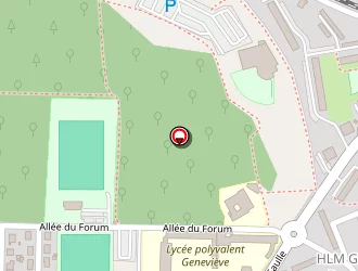 Carte de Lycée Geneviève Vincent à Commentry