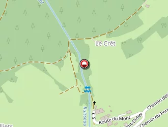 Carte de Refuge Des Tinderets à Abondance