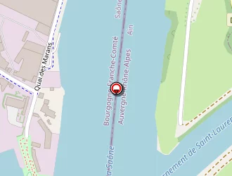 Carte de Les Tuileries à Mâcon