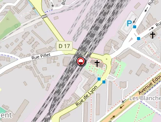 Carte de Schneider Electric Industries Sas à Mâcon