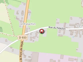 Carte de Lacour à Replonges