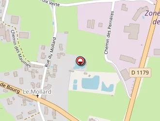 Carte de La Huchette à Replonges