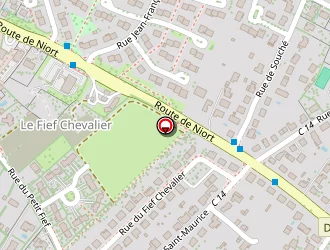 Carte de Niortélé à Aiffres