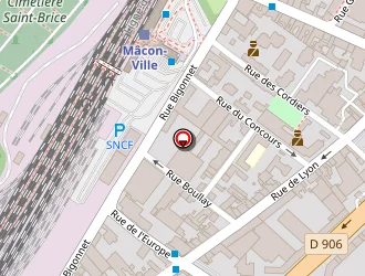 Carte de Le Pont à Mâcon