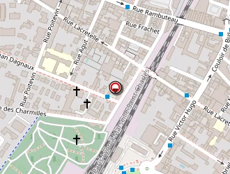 Carte de Ibis Styles Macon Centre à Mâcon