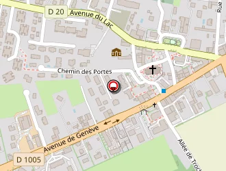 Carte de Paulin Georges à Douvaine