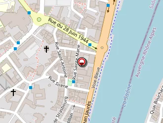 Carte de La Mutuelle Générale à Mâcon