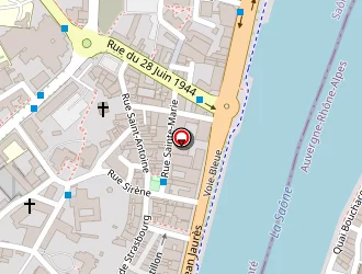 Carte de Robert Alain à Mâcon