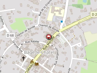 Carte de Bourdon Bernard à Bâgé-le-châtel