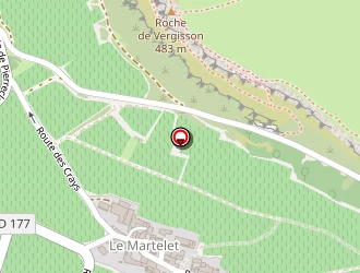 Carte de Auberge Des 2 Roches à Vergisson