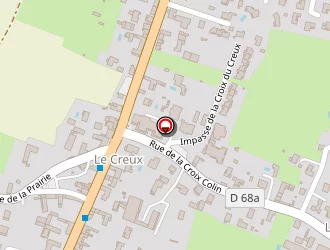 Carte de Hotel Oreon à Replonges