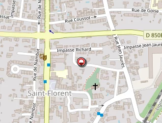 Carte de Cure Saint Florent à Niort