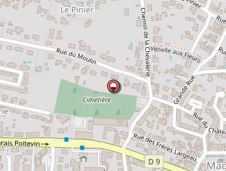 Carte de La Poste à Magné