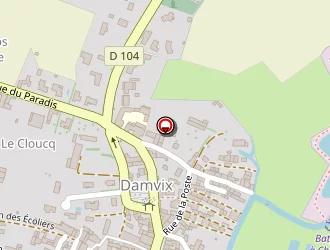 Carte de Vival à Damvix