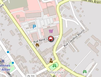 Carte de Athayne François à Varennes-sur-allier