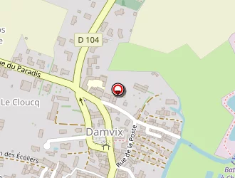 Carte de Les Gîtes De Marion à Damvix