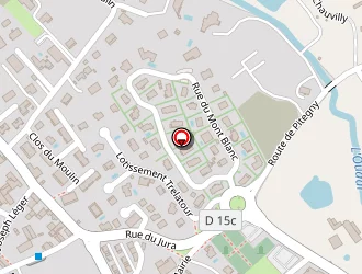 Carte de Pharmacie Bouvier à Cessy