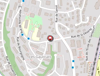 Carte de Jardin Lamartine à Mâcon