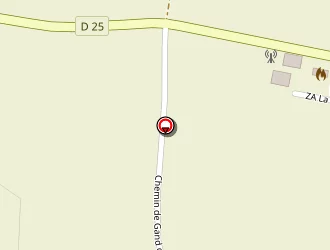 Carte de Garnier à Damvix