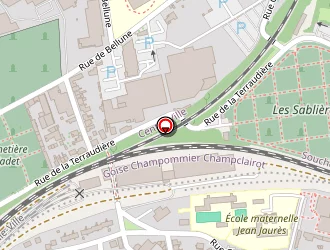 Carte de Souché Tennis De Table à Niort