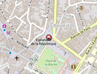 Carte de Armand Thiery à Niort