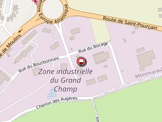 Carte de Centre Express Limousin à Montmarault