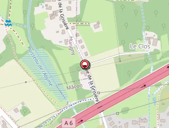 Carte de Le Clos De Flacé à Mâcon