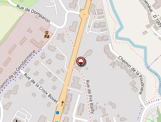 Carte de La Firme à Gex