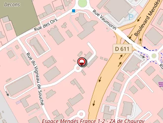 Carte de Beauchamp Automobiles à Niort