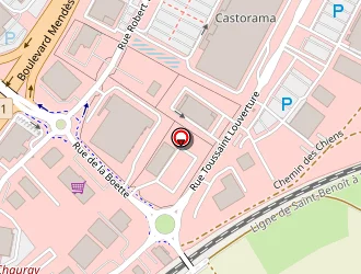 Carte de Cef (comptoir Electrique Français) à Niort